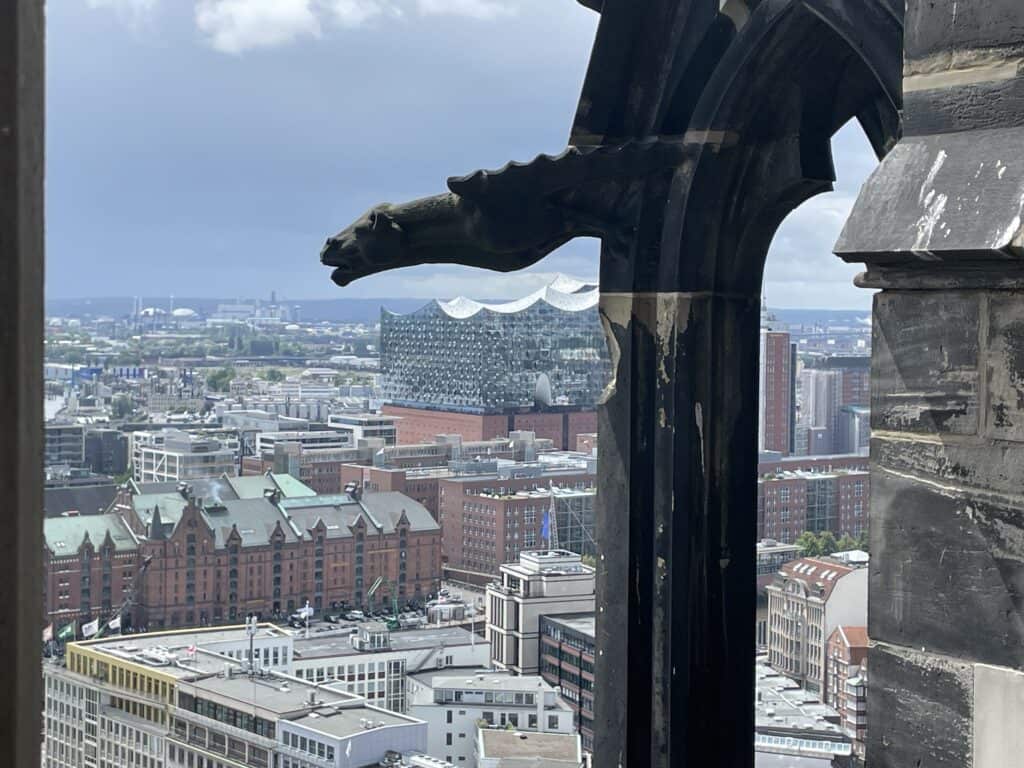 udsigt sankt nicolai kirke hamborg seværdighed hamborg