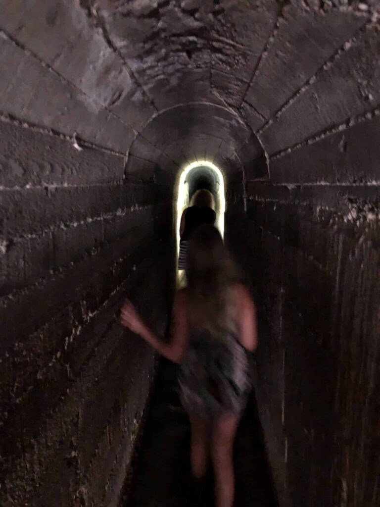 syv kilder Rhodos gennem tunnel