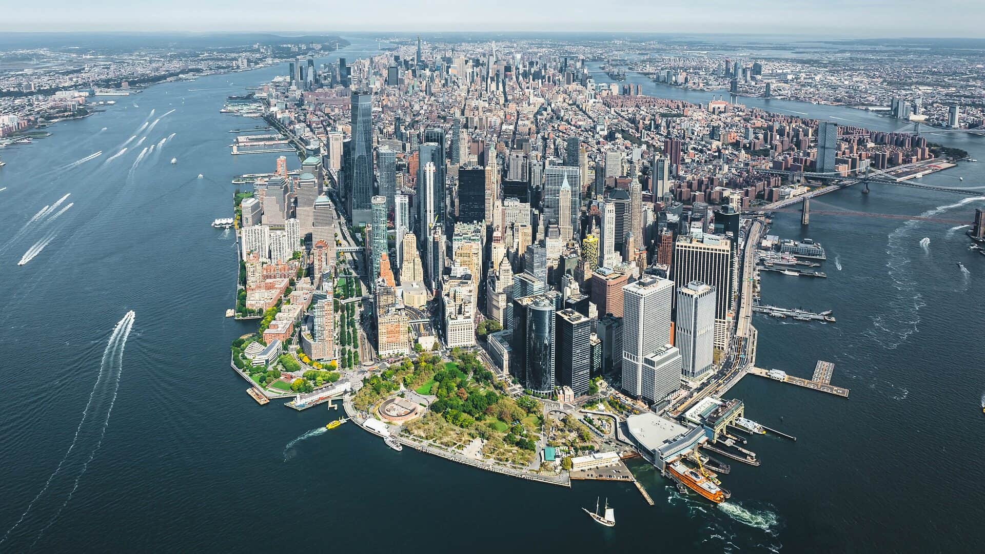 Helikopter tur med udsigt til Manhattan