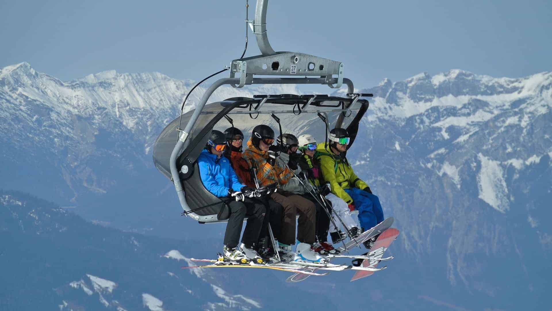 ski lift i østrig