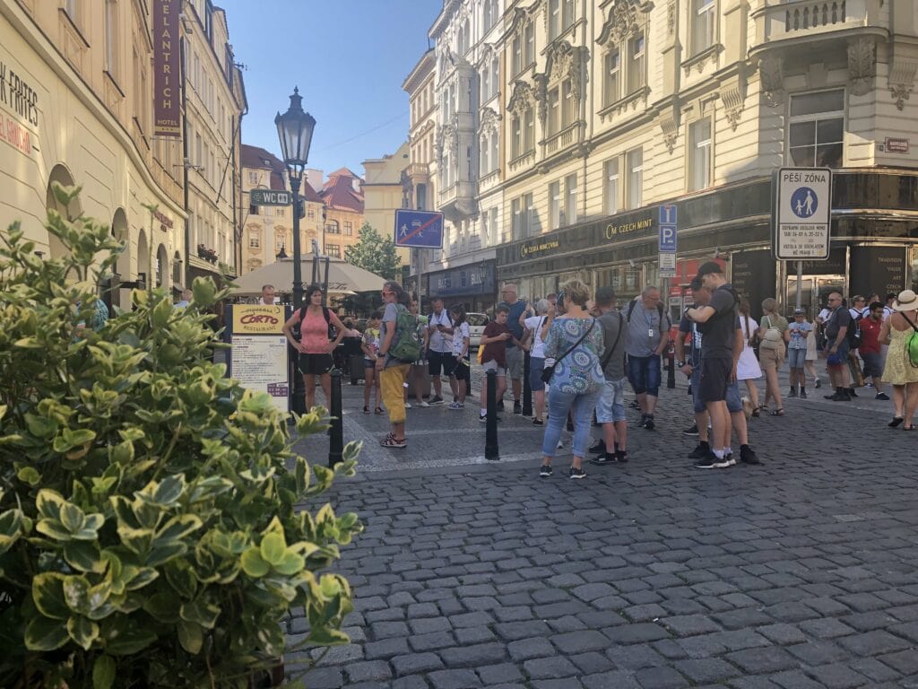gader i den gamle bydel i prag