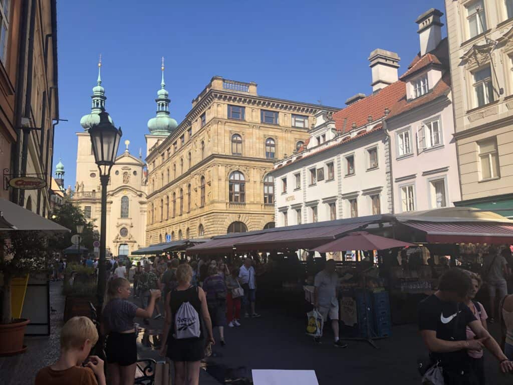 mig ved marked i prag