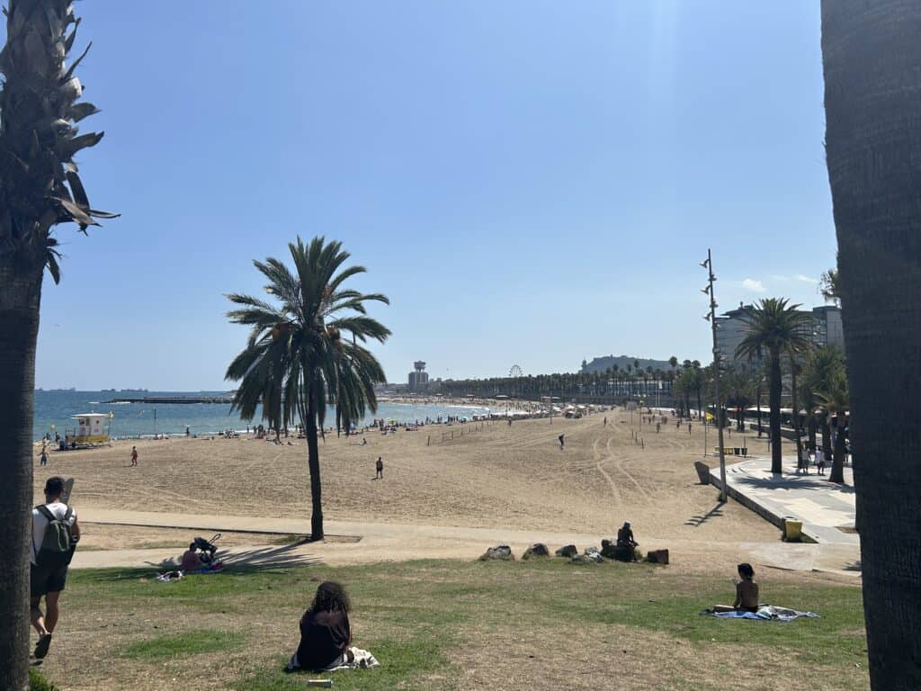stranden i barcelona