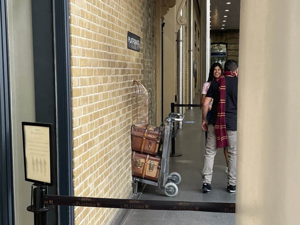 platform 9 3/4 dele fra harry potter