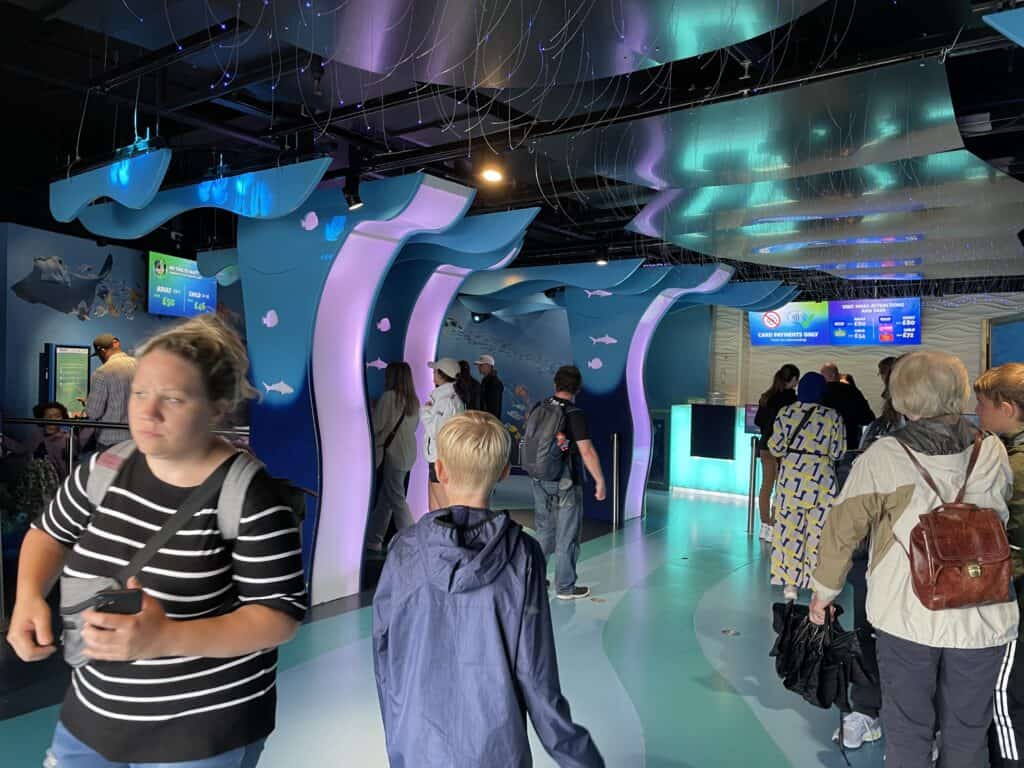 indgangen til sealife familie oplevelsen i london