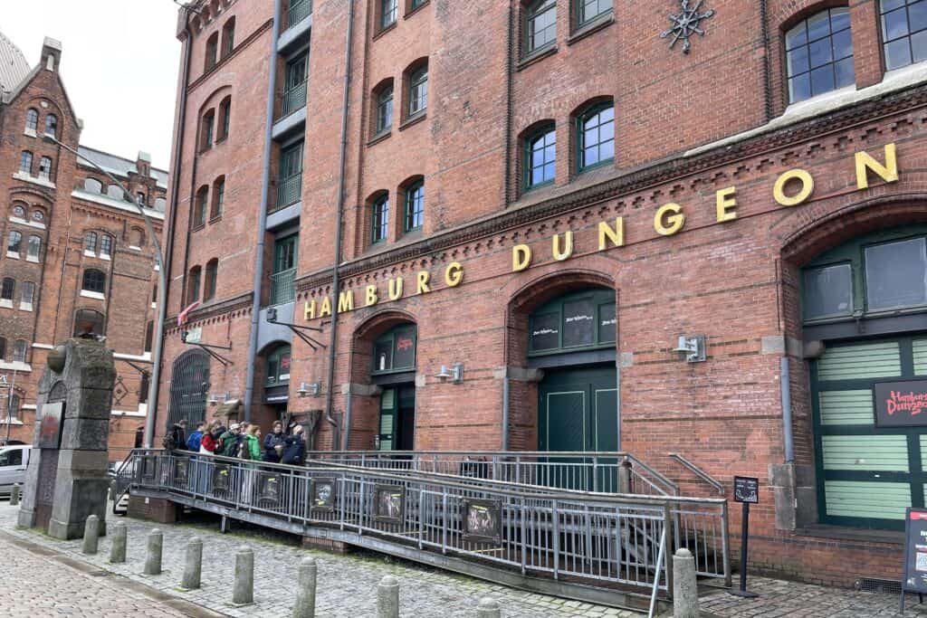 hamburg dungeons ved indgangen