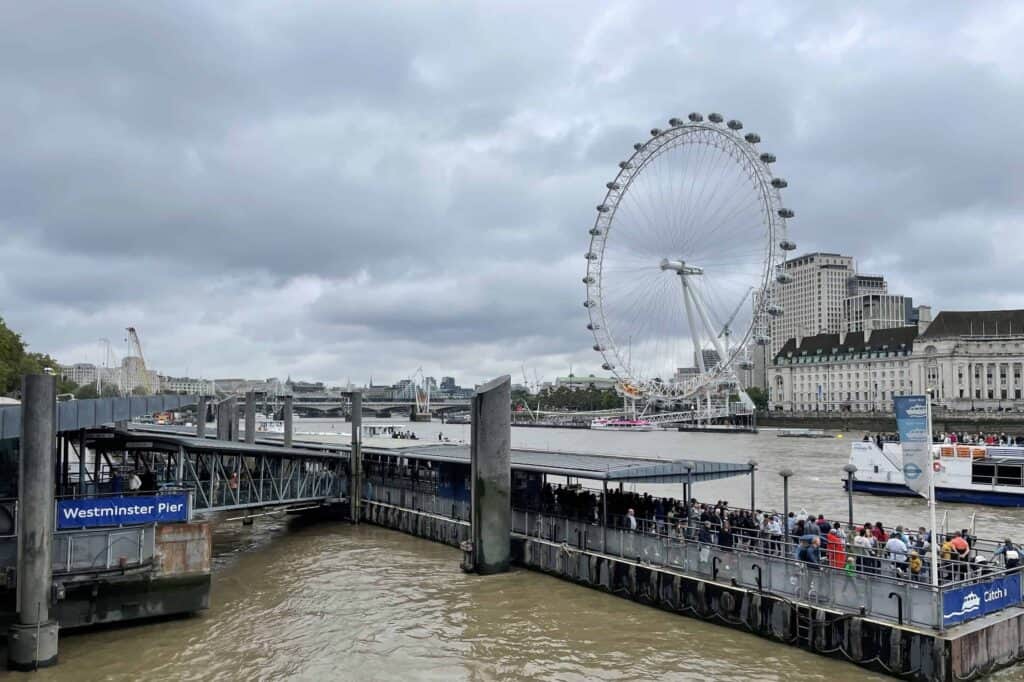 kanalrundfart london fra westminister pier