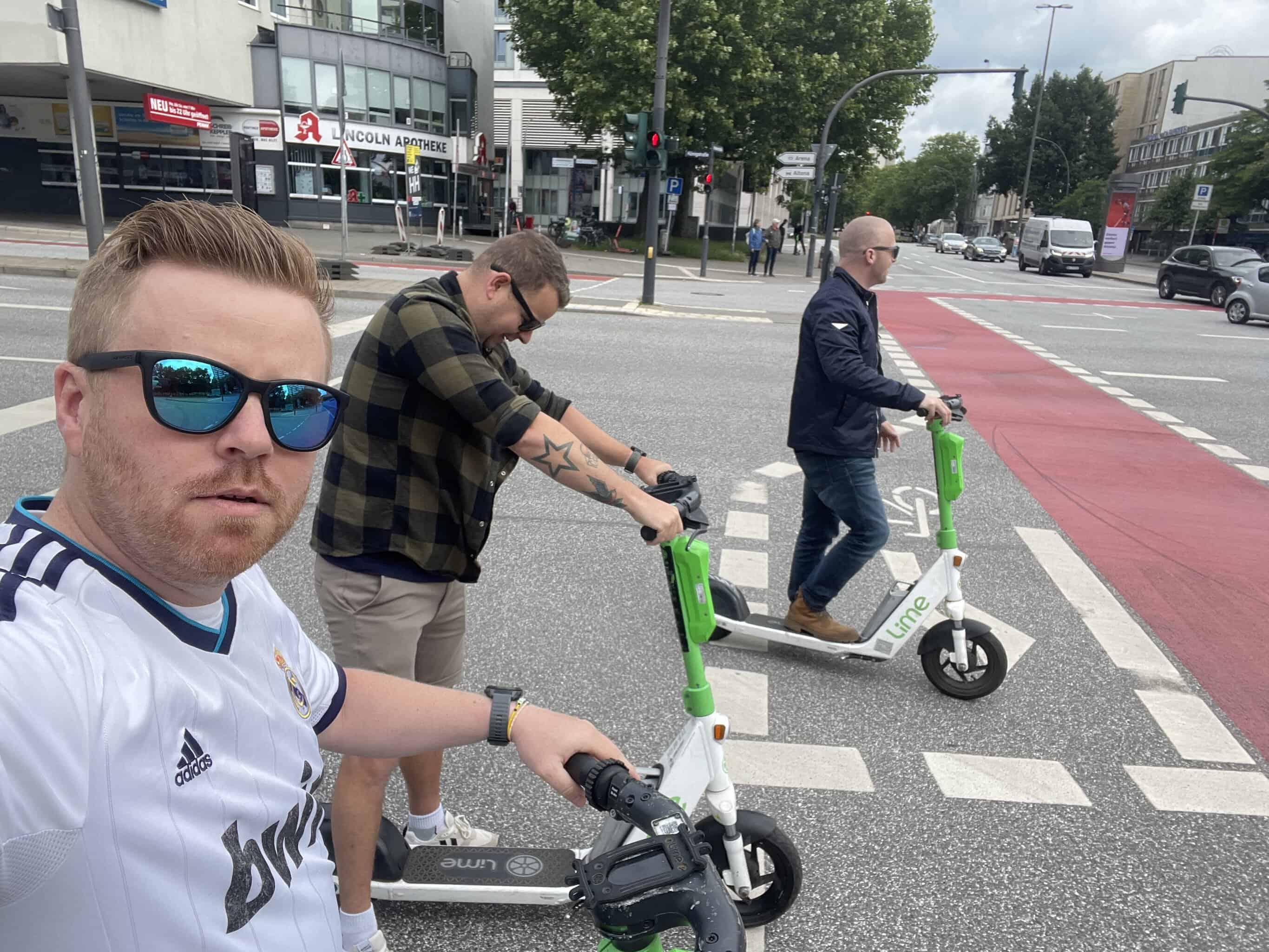 Er det værd at leje løbehjul i Hamburg?